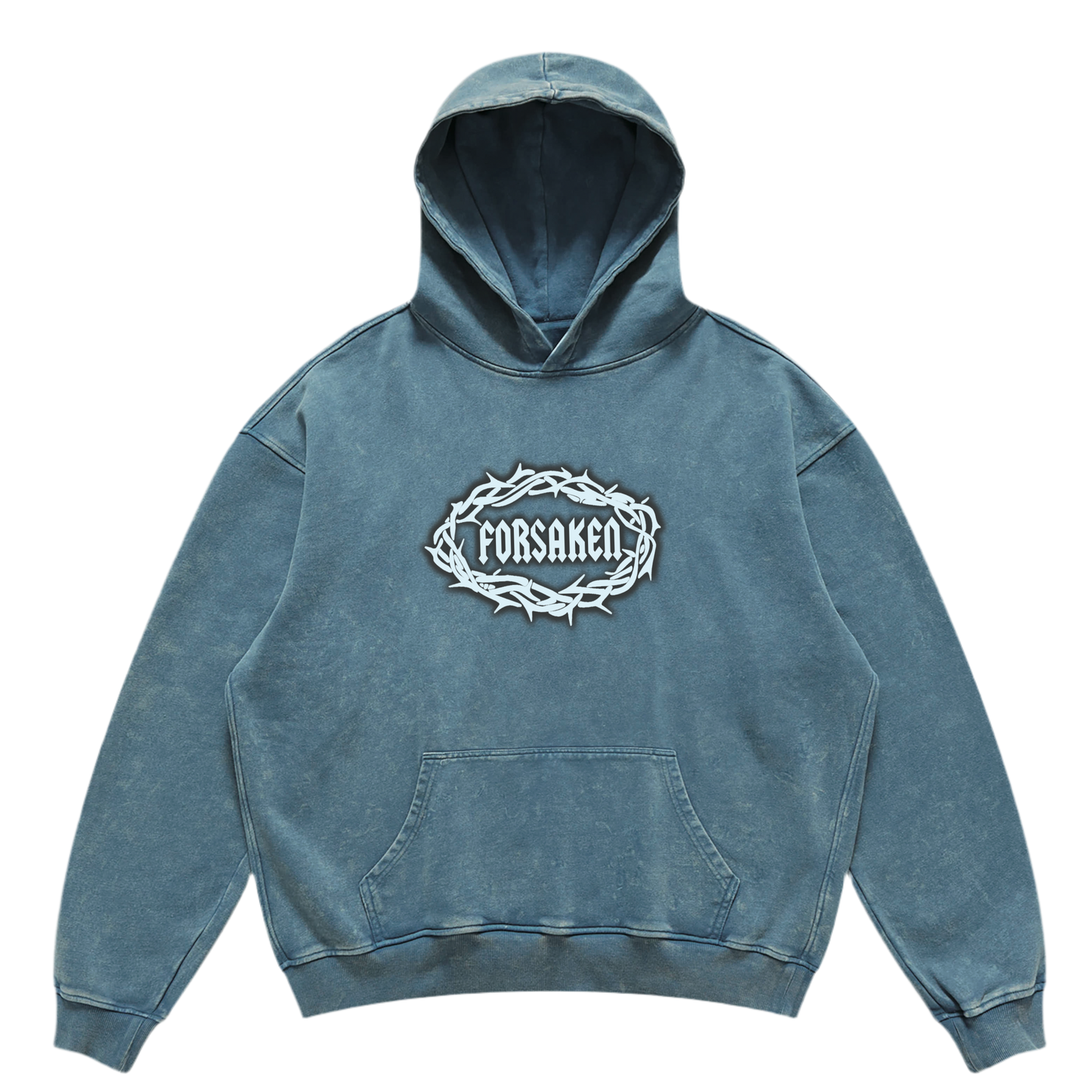 ‘PERISH 30’ Unisex Super Heavyweight Oversized Faded Hoodie(440GSM)