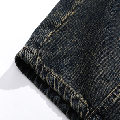 ‘Forsaken Artillery’ Cargos Heavyweight Multi-Pocket Washed Vintage Loose Jean