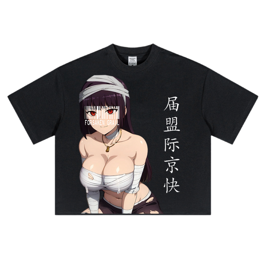 ‘Mummy Mommy’ Unisex Short-Sleeved Oversized Cropped T-Shirt