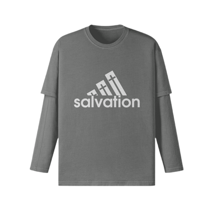 ‘Salvation’ Long Sleeve Jersey Tee