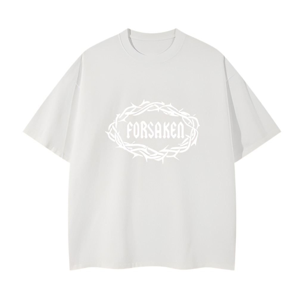 ‘Forsaken Raver’ Unisex Glow in the Dark Oversized T-Shirt(240GSM)