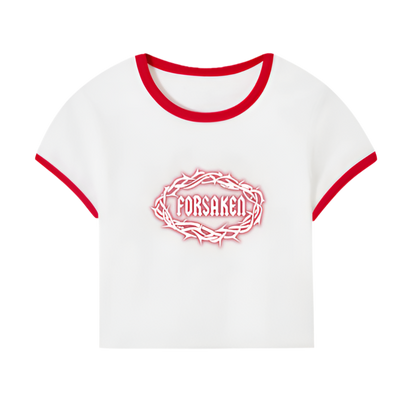 ‘2 Tone Thorn’ Core Baby Tee Color Ribbing(200GSM)