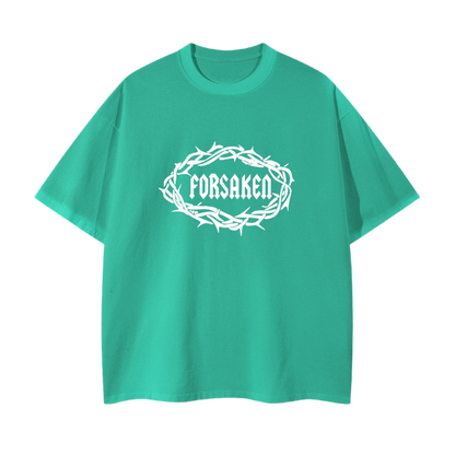 ‘Forsaken Raver’ Unisex Glow in the Dark Oversized T-Shirt(240GSM)